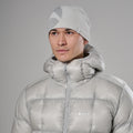 Platinum Montane Men's Apex 900 Hooded Down Jacket Model 4 MAP9HPLA