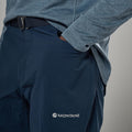 Eclipse Blue Montane Men's Caelum Shorts Model 4