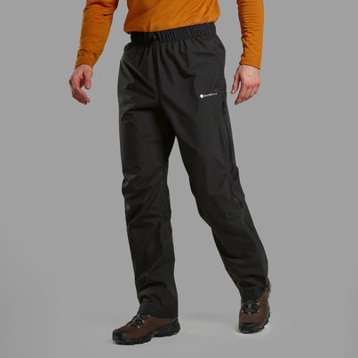 Black Montane Men's Cetus Waterproof Pants Front