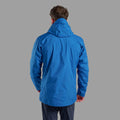 Neptune Blue Montane Men's Cetus Waterproof Jacket Model Back