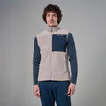 Oyster Montane Men's Caldus XT 2.0 Fleece Gilet Model Front MCXTVOYS