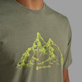 Caper Montane Men's Dual Mountain T-Shirt Model 3