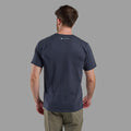 Eclipse Blue Montane Men's Dual Mountain T-Shirt Model Back