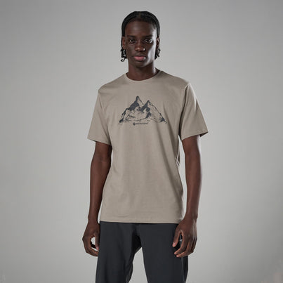 Ridge Montane Men's Dual Mountain T-Shirt Front MDMTSRID