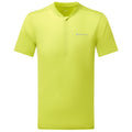 Citrus Spring Montane Men's Dart Nano Zip T-Shirt Front