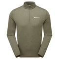 Caper Montane Men's Dart Zip Neck T-Shirt Front