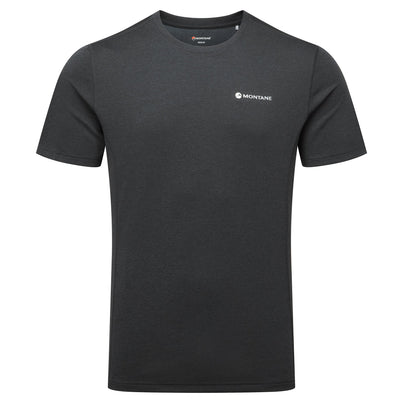 Black Montane Men's Dart T-Shirt Front MDTTSBLA