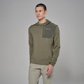 Caper Montane Men's Dart XT Thermal Hoodie Model Front MDTXHCAP
