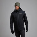 Black Montane Men's Duality Insulated Waterproof Jacket Model Front