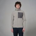 Ridge Montane Men's Dura Hooded Fleece Jacket Model Front MDURHRID
