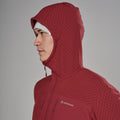 Dark Maple Montane Men's Dura XT Hooded Fleece Jacket Model 7 MDXTHDAM