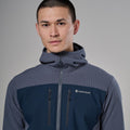 Dark Sky Montane Men's Dura XT Hooded Fleece Jacket Model 4 MDXTHDAS