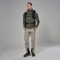 Moss Montane Men's Dura XT Hooded Fleece Jacket Model 3 MDXTHMOS