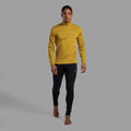 Ginkgo Gold Montane Men's Dart XT Thermal Zip Neck Long Sleeved Top Model 3