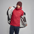 Acer Red Montane Men's Fireball Hooded Insulated Jacket Model 5