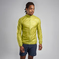 Citrus Spring Montane Men's Featherlite Nano Windproof Jacket Model Front