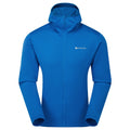 Neptune Blue Montane Men's Fury Lite Hooded Fleece Jacket Front