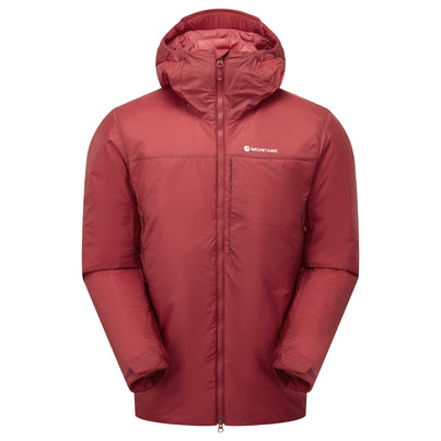 Dark Maple Montane Men's Fortes XT Hooded Insulated Jacket Front
