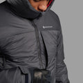 Midnight Grey Montane Men's Fortes XT Hooded Insulated Jacket Model 5