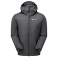 Midnight Grey Montane Men's Fortes XT Hooded Insulated Jacket Front
