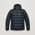 Black Montane Men's Icarus 3.0 Hooded Insulated Jacket Front MIHOOBLA