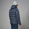 Dark Sky Montane Men's Icarus 3.0 Hooded Insulated Jacket Model Back MIHOODAS