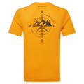 Flame Orange Montane Men's Impact Compass T-Shirt Back