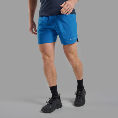 Neptune Blue Montane Men's Jetstream 5" Trail Running Shorts Front