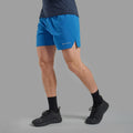 Neptune Blue Montane Men's Jetstream 5" Trail Running Shorts Model 3