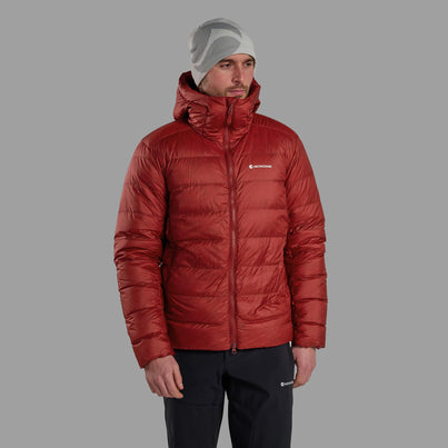 Dark Maple Montane Men's Kamen Hooded Down Jacket Front