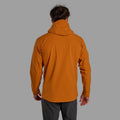 Amber Montane Men's Khamsin Hooded Softshell Jacket Model Back