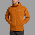 Amber Montane Men's Khamsin Hooded Softshell Jacket Model 3