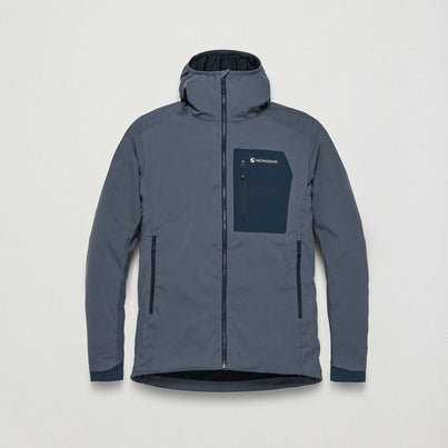 Dark Sky Montane Men's Khamsin Lite Hooded Softshell Jacket Front MKHLHDAS