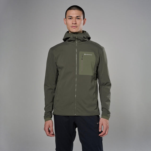 Montane Men's Khamsin Lite Hooded Softshell Jacket