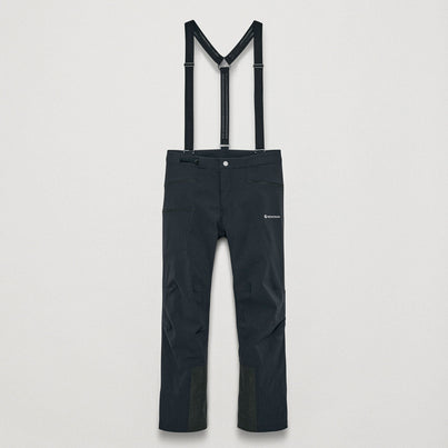 Black Montane Men's Mossa XT Softshell Pants Front MMXPRBLA