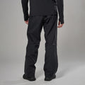 Black Montane Men's Norste Waterproof Pants Model Back MNOPRBLA