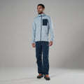 Frost Blue Montane Men's Protium CP Hooded Fleece Jacket Model 3