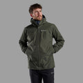 Oak Green Montane Men's Phase Waterproof Jacket Model 4