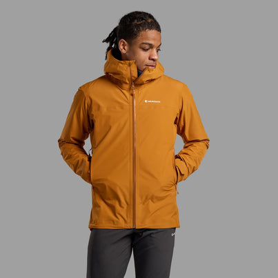 Amber Montane Men's Phase Lite Waterproof Jacket Front
