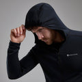 Black Montane Men's Protium Lite Hooded Fleece Jacket Model 3