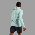 Sea Mist Montane Men's Protium Lite Hooded Fleece Jacket Model Back