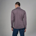 Dusk Montane Men's Protium Fleece Pull-On Jacket Model Back MPRPODUS