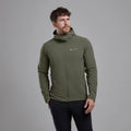 Caper Montane Men's Protium XT Hooded Fleece Jacket Model Front