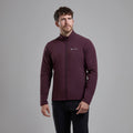 Dark Garnet Montane Men's Protium XT Fleece Jacket Model Front