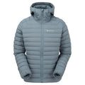 Stone Blue Montane Men's Resolve Hooded Down Jacket Front