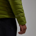 Alder Green Montane Men's Resolve Hooded Down Jacket Model 5