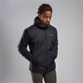 Black Montane Men's Respond Hooded Insulated Jacket Model 3