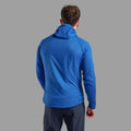 Neptune Blue Montane Men's Sirocco Lite Hooded Insulated Jacket Model Back