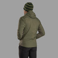 Caper Montane Men's Sirocco Hooded Insulated Jacket Model Back
