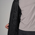 Black Montane Men's Spirit Long Insulated Waterproof Jacket Model 7 MSLIJBLA